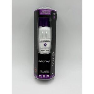 Everydrop by Whirlpool Refrigerator Ice and Water Filter 1 EDR1RXD1 Single-Pack